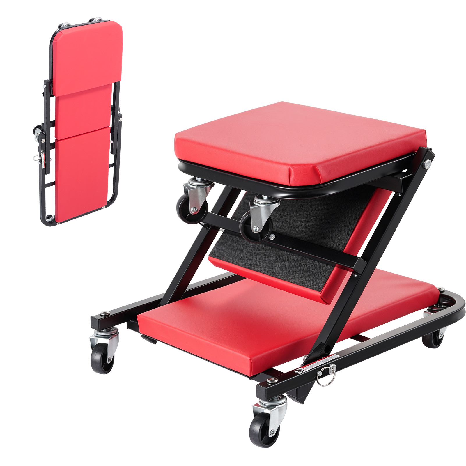Garage Creeper Roller - 36 Inch Z-Shaped Mechanic Creeper Seat