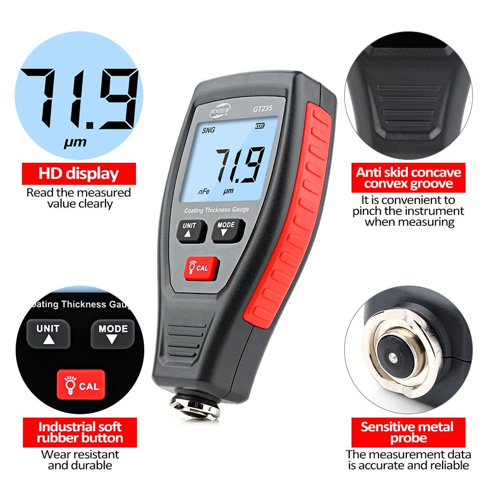 RZ Coating Thickness Gauge Pai - đánh giá và giá Paint Thickness Gauge