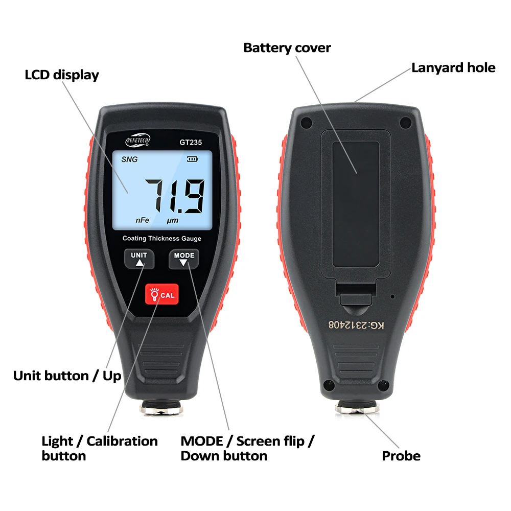 RZ Coating Thickness Gauge Pai - đánh giá và giá Paint Thickness Gauge