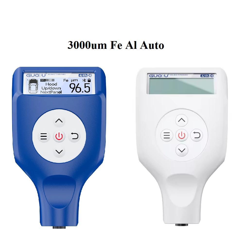  0-3000μm 0.1μm Fe NFe Probe  - đánh giá và giá Paint Thickness Gauge