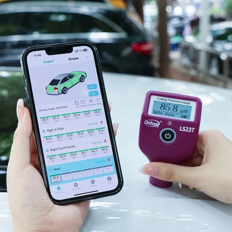 LS237  Car Paint Thickness Gau - đánh giá và giá Paint Thickness Gauge