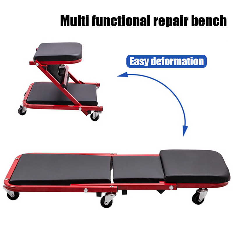 Folding Car Repair Bed 36-inch - đánh giá và giá Garage Creeper Roller