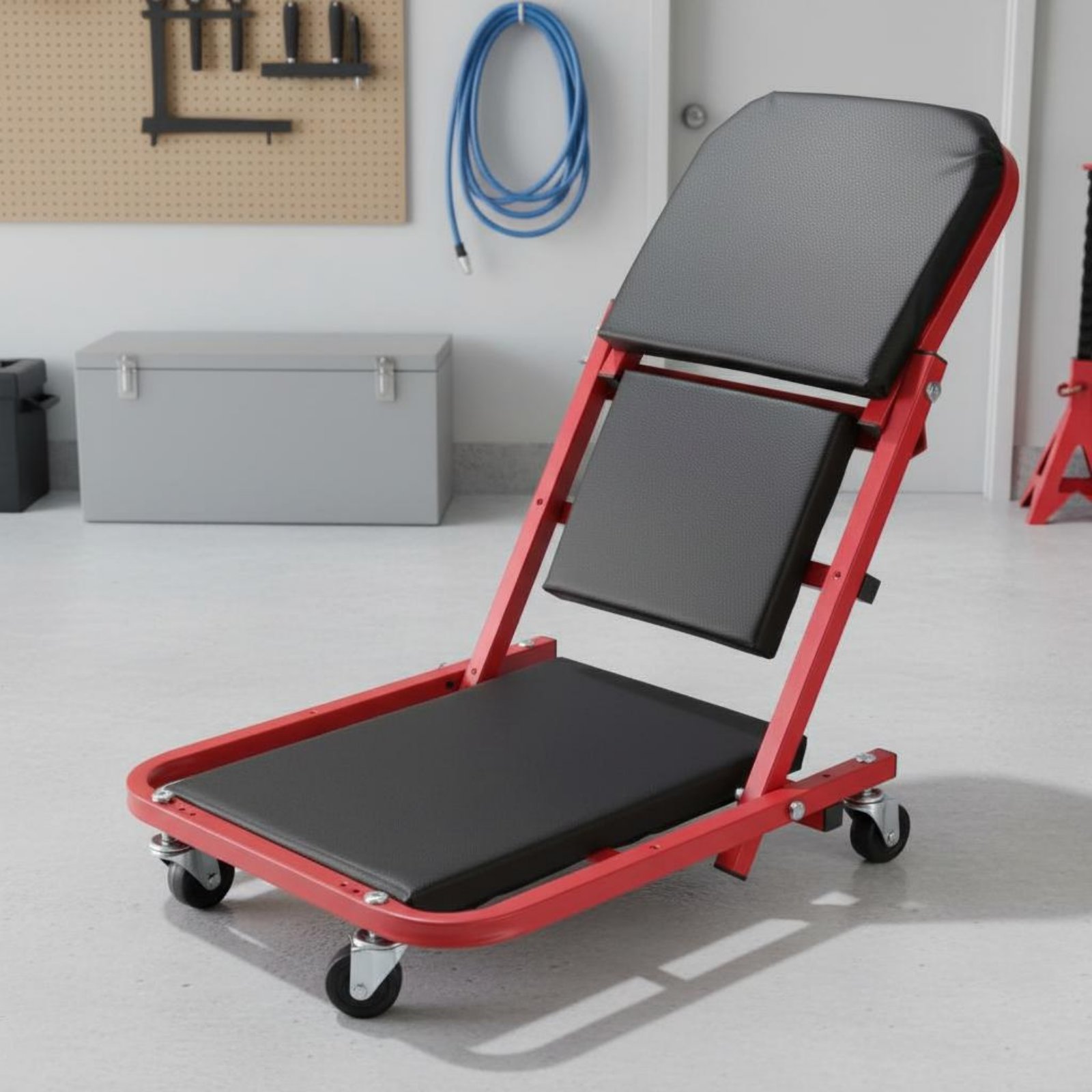 Folding Creeper Seat Thick Pad - đánh giá và giá Garage Creeper Roller