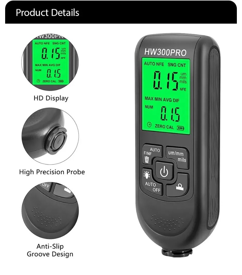 HW-300PRO Car Paint Film Autom - đánh giá và giá Paint Thickness Gauge