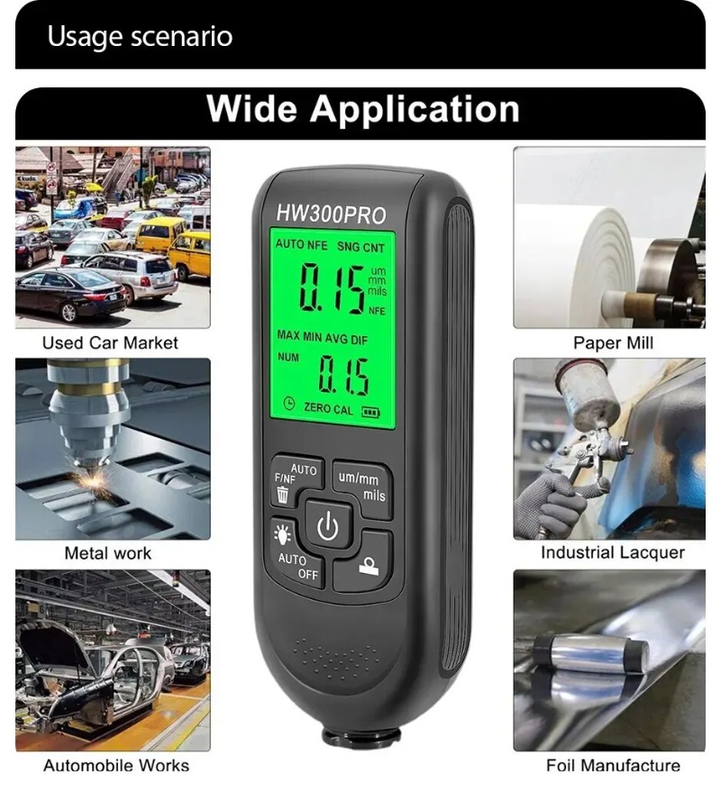 HW-300PRO Car Paint Film Autom - đánh giá và giá Paint Thickness Gauge